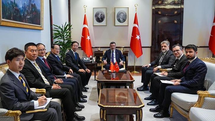Cevdet Yılmaz, Çin Ulusal Halk Kongresi Daimi Komitesi Başkan Yardımcısı Jie ile görüştü
