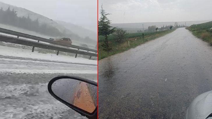 Ankara'da dolu etkili oldu