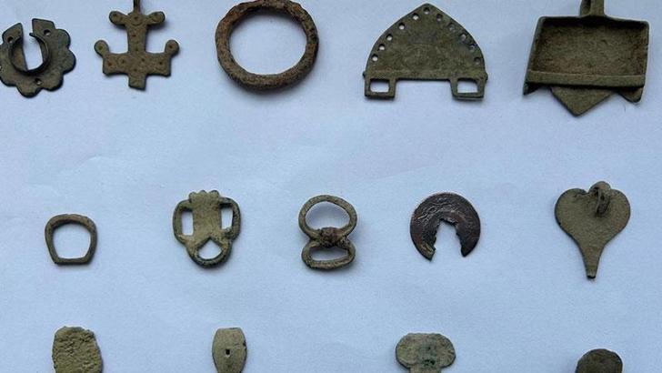 Tarihi eser operasyonunda 12 sikke ve 14 tarihi eser ele geçirildi