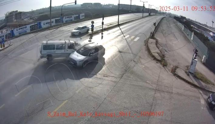 Sakarya'da trafik kazaları KGYS kameralarında