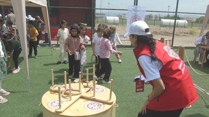 Gaziantep’te depremzede çocuklara etkinlik