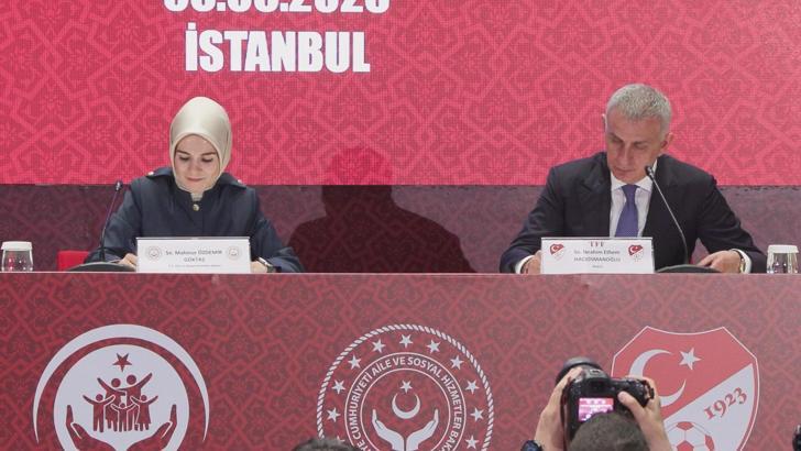 Aile ve Sosyal Hizmetler Bakanlığı ile TFF arasında iş birliği