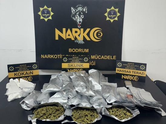 Evde skunk ve kokain ele geçirildi; 1 tutuklama