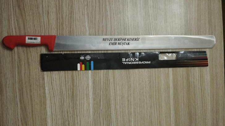 Tartıştığı motosikletlinin üzerine döner bıçağıyla yürüyen sürücü tutuklandı (2)