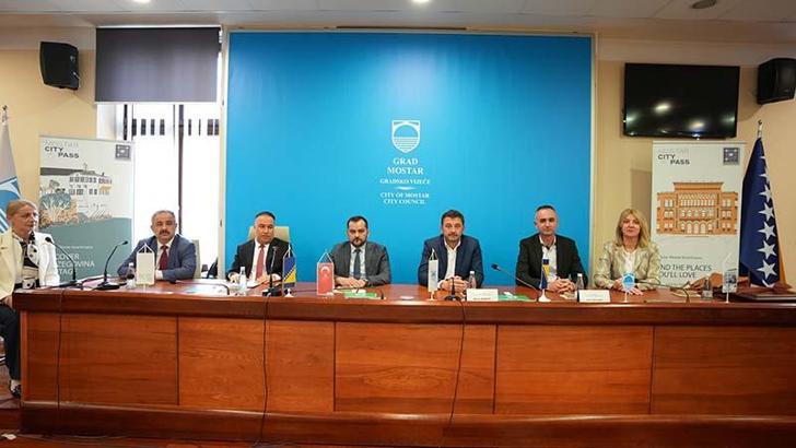 Bosna Hersek’teki Türk medya temsilcileri Mostar Belediye Başkanı Kordić ile görüştü