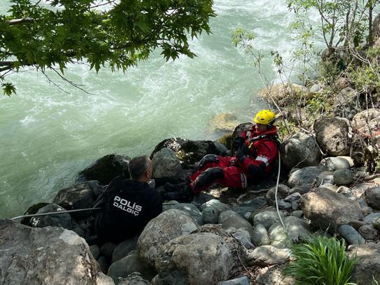 Derede akıntıya kapılan İbrahim'i arama çalışmalarında 2'nci gün