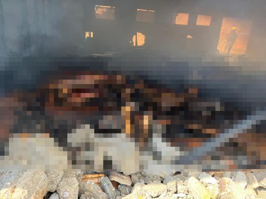 Ağılda çıkan yangında 42 küçükbaş öldü