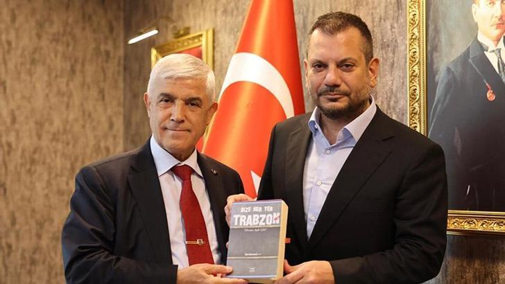 Emekli Orgeneral Arif Çetin, Başkan Ertuğrul Doğan’ı ziyaret etti