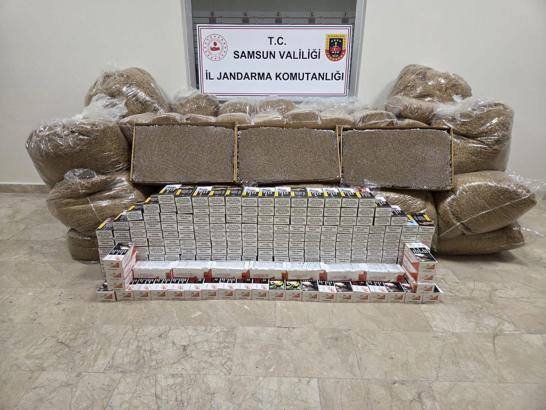 Kiraladıkları depoda 1 ton kaçak tütün ele geçirildi