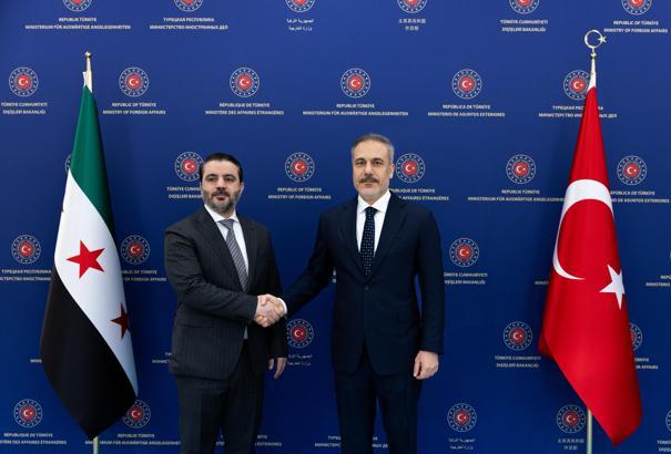 Bakan Fidan, Suriyeli mevkidaşı Şeybani ile görüştü