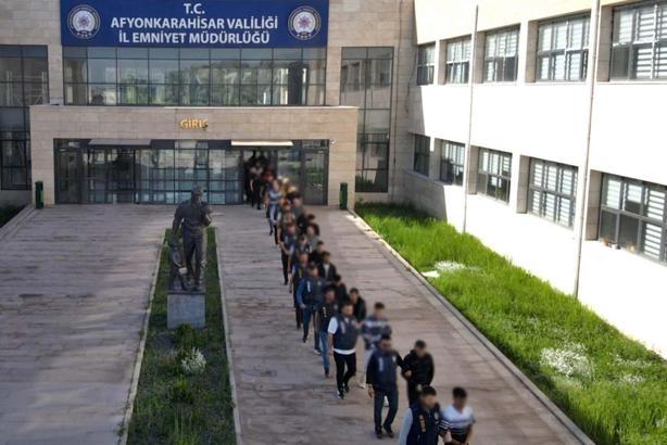 Afyonkarahisar merkezli 9 ilde dolandırıcılık operasyonunda 25 tutuklama