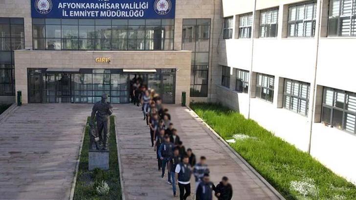 Afyonkarahisar merkezli 9 ilde dolandırıcılık operasyonunda 25 tutuklama