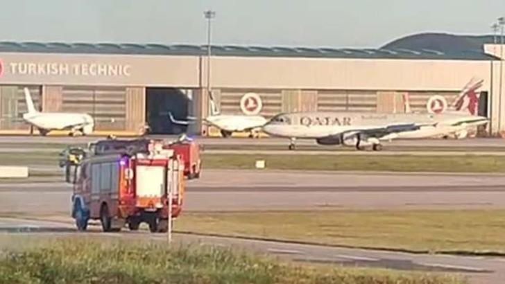Katar Havayolları uçağının motoru havada arızalandı; tek motorla iniş yaptı