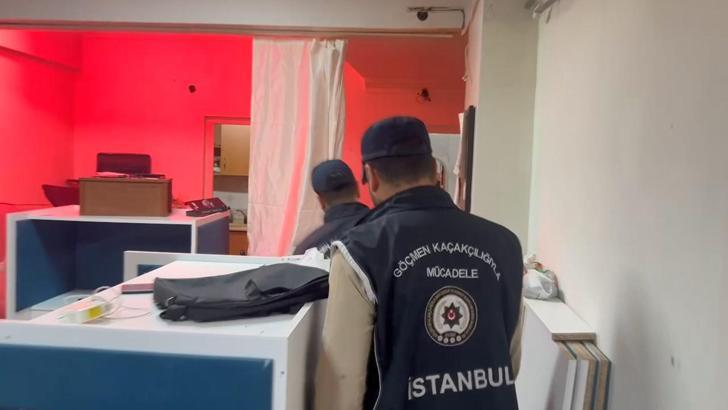 İstanbul - İstanbul’da kaçak göçmenlere sahte evrak düzenleyen şebekeye operasyon: 6 gözaltı