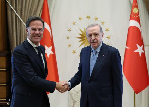 Cumhurbaşkanı Erdoğan, NATO Genel Sekreteri Rutte'yi kabul etti