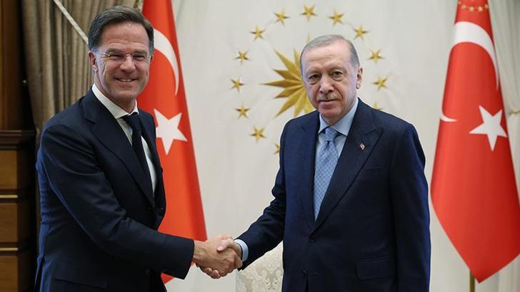 Cumhurbaşkanı Erdoğan, NATO Genel Sekreteri Rutte'yi kabul etti