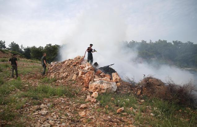 Makilik alan dördüncü kez yandı, 1 şüpheli tutuklandı