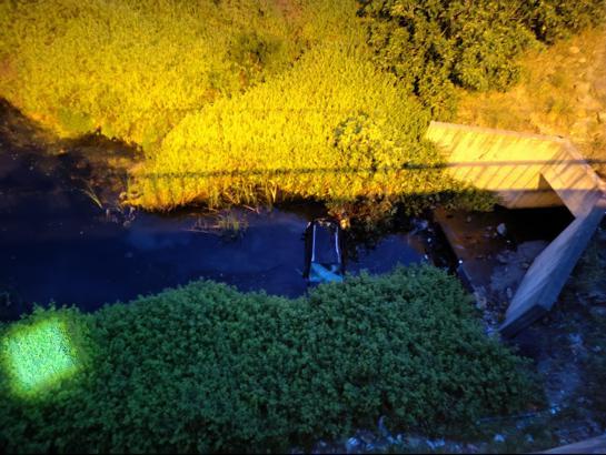 İstanbul - Maltepe’de otomobil gölete uçtu; sürücü kurtarılarak hastaneye kaldırıldı