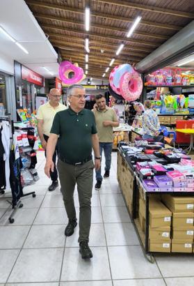 Başkan Topaloğlu'ndan Beldibi esnafına ziyaret