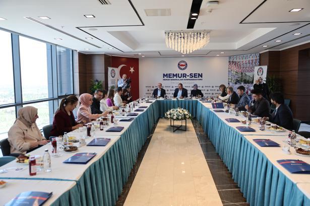 Memur-Sen Genel Başkanı Yalçın: Amacımız, emekçilerin milli gelirden düzgün pay alması