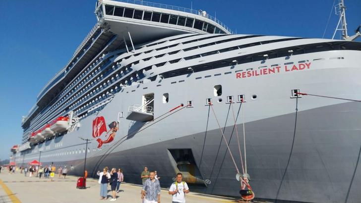 Bodrum’a denizden 2 bin 548 turist geldi