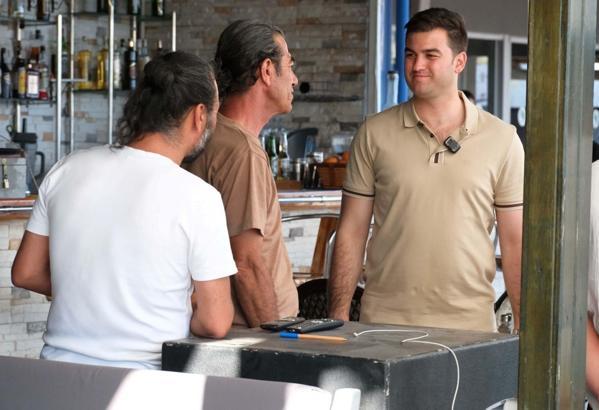 Gümbet'te esnafla buluşan Başkan Mandalinci, işgaliyeye dikkat çekti