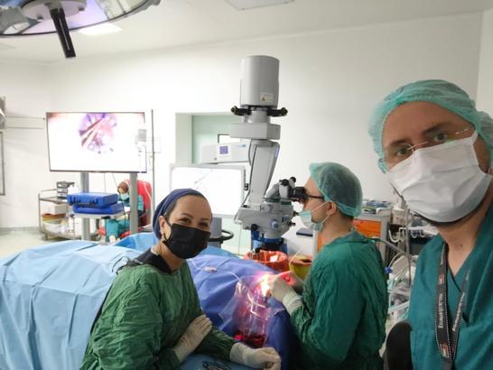 Samsun’da 83 yaşındaki hastaya kornea nakledildi