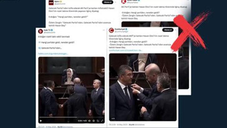 DMM: 'Cumhurbaşkanı Erdoğan, rozet taktığı vekili tanımadı' iddiası doğru değildir