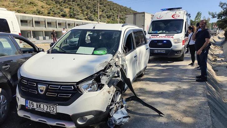 Sürücü direksiyon başında rahatsızlandı, otomobil 3 araca çarparak durabildi: 1 yaralı