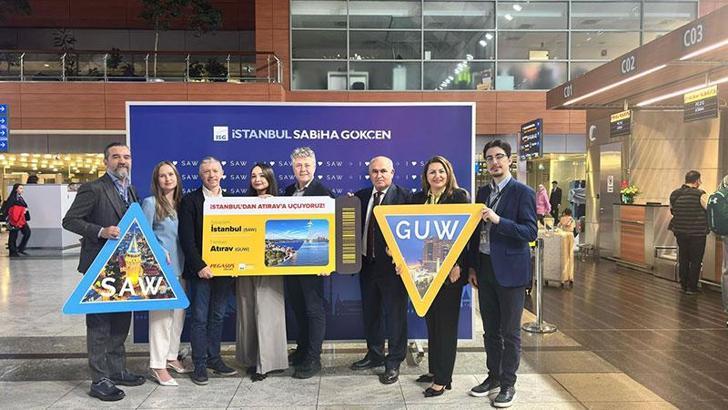 Pegasus, Kazakistan'ın Atırav kentine karşılıklı seferlerini başlattı