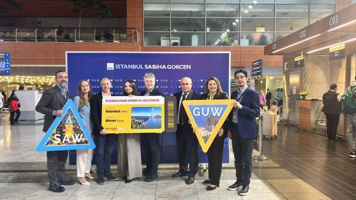 İstanbul - Pegasus, Kazakistan'ın Atırav kentine karşılıklı seferlerini başlattı