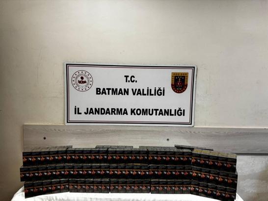 Batman'da 1219 paket kaçak sigara ele geçirildi