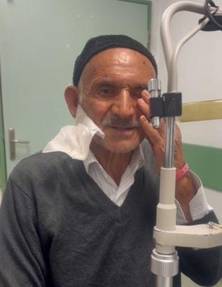 Kornea nakledilen 83 yaşındaki hasta: 10 yıldır bekliyordum