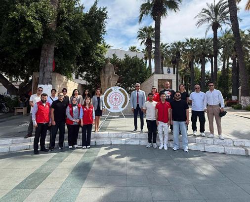 Bodrum’da Gençlik Haftası çelenk töreniyle başladı