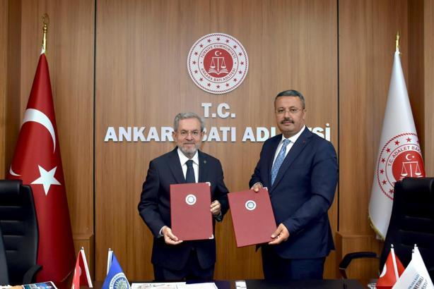 Ankara Batı Adliyesi'nde denetimli serbestlik protokolü imzalandı
