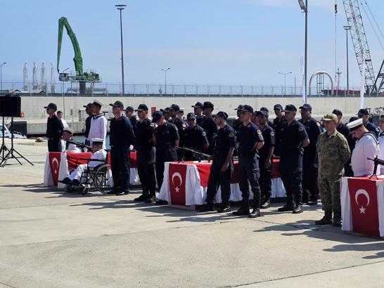 Mersin'de özel gereksinimli gençler temsili askerlik yaptı
