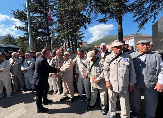 Hacı adayları uğurlandı
