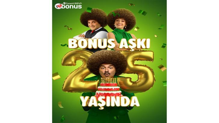 Garanti BBVA’nın kredi kartı Bonus, 25’nci yaşını kutluyor