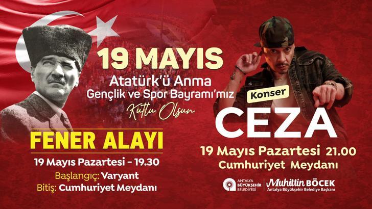 Antalya Büyükşehir Belediyesi, 19 Mayıs’ı coşkuyla kutlayacak