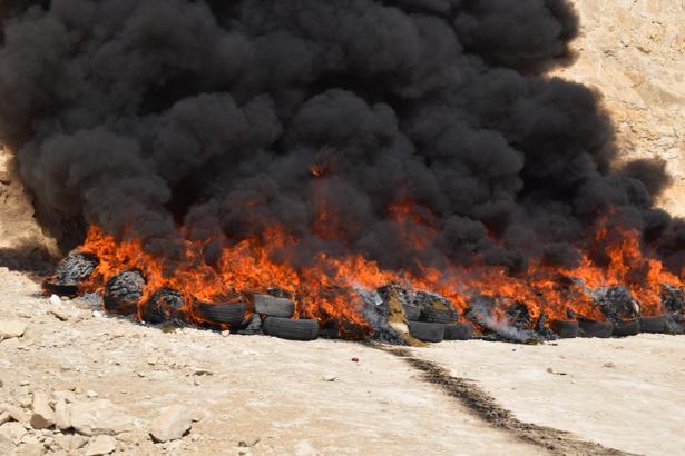 Batman'da son 2 yılda ele geçirilen 2 ton uyuşturucu yakılarak imha edildi