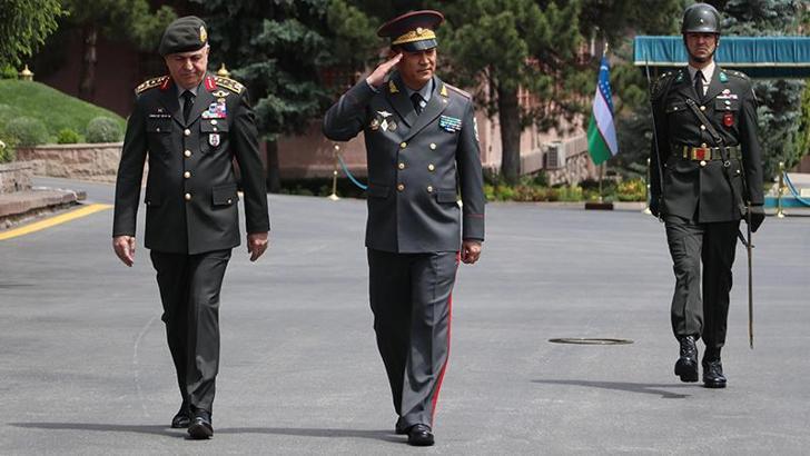 Genelkurmay Başkanı Orgeneral Gürak, Özbek mevkidaşı İminov ile görüştü