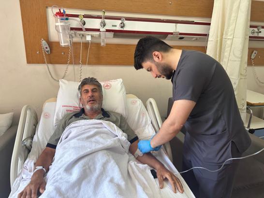 Ayağını çapa makinesine kaptırdı, 20 günde geçirdiği 2 operasyonla sağlığına kavuştu