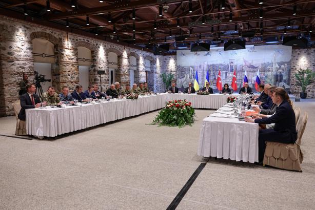 İstanbul - Türkiye - Rusya- Ukrayna görüşmesi başladı-1