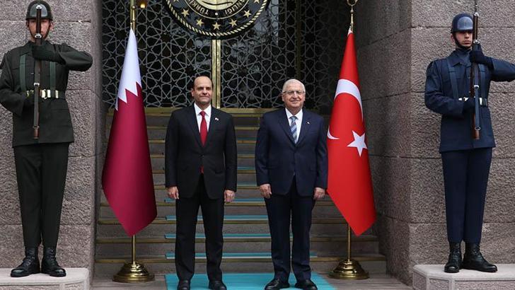 Milli Savunma Bakanı Güler, Katarlı mevkidaşı Al Sani ile bir araya geldi