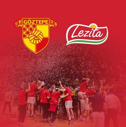 Lezita'nın ana sponsoru olduğu Göztepe Erkek Basketbol Takımı Türkiye Basketbol 1. Ligi'nde