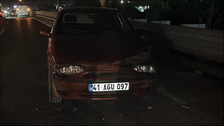 Gebze'de 2 otomobil çarpıştı; 1 yaralı