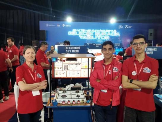 TEKNOFEST'te mutfak yangınlarını önleyen projeye ödül