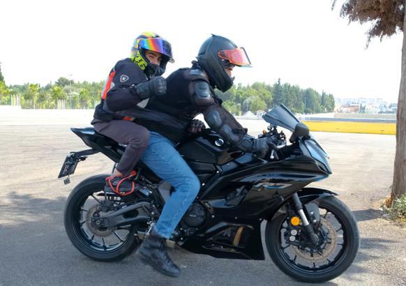 Bedensel engelli milli haltercinin motosiklete binme hayali gerçekleşti