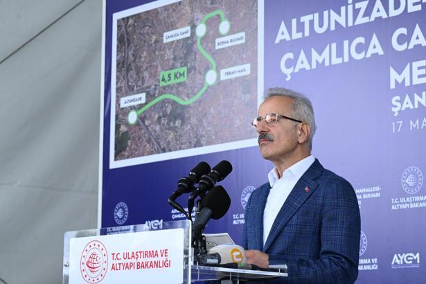 Bakan Uraloğlu: İstanbul'a yeni bir raylı sistem daha kazandıracağız