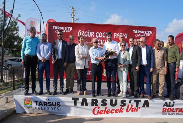 Tarsus Belediyesi’nden çocuklara modern bir park